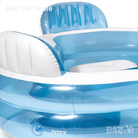 Intex 56475NP Семеен басейн с 4 места, 229 см x 229 см x 66 см, снимка 5 - Басейни и аксесоари - 54606534