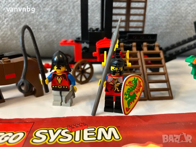 Lego Castle 6056 Dragon Wagon, снимка 2 - Конструктори - 55381039