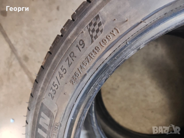 2бр.летни гуми 235/45/19 Michelin, снимка 6 - Гуми и джанти - 54822456