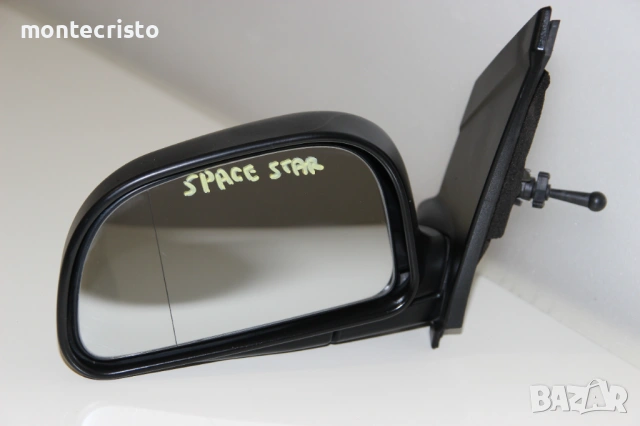 Ляво механично огледало Mitsubishi Space Star (1998-2005г.) Мицубиши Спейс Стар ⚫Цвят: Черен