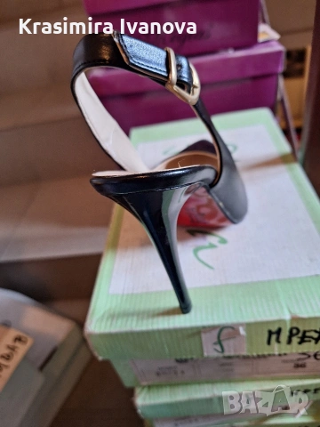 нови обувки Мегияс еко кожа отворена пета , снимка 4 - Дамски обувки на ток - 54209353