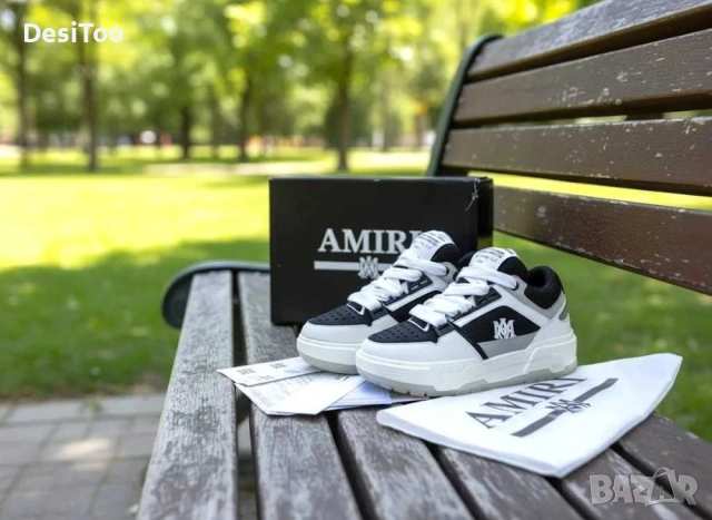 Amiri MA-1 Sneaker "White/Black" , снимка 4 - Маратонки - 54335086