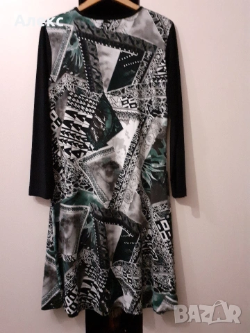 Елегантна пролетно есенна рокля, снимка 2 - Рокли - 54156573