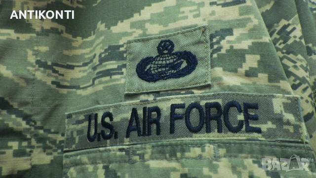 Оригинално камуфлажно тактическо яке, образец U.S. AIR FORCE, снимка 8 - Екипировка - 54642986