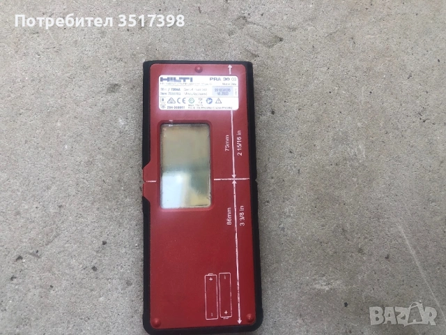 Лазерин приемник Нilti PRA 30, снимка 3 - Шублери - 54750090