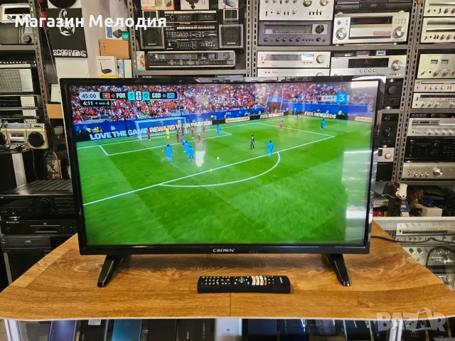 32" Смарт Телевизор Crown 32NV66WS – Компактен и икономичен Android Smart TV, снимка 4 - Телевизори - 55405819