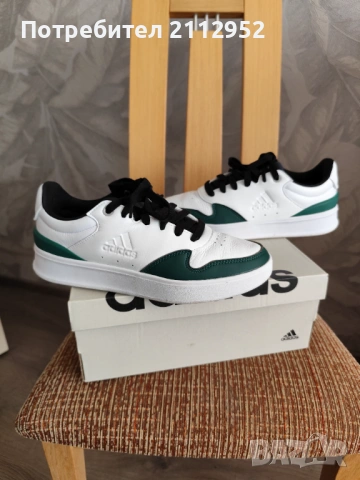 Кожени маратонки Adidas , снимка 2 - Маратонки - 54406082