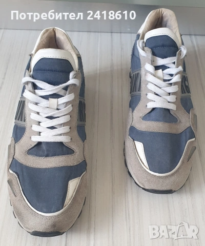 Dirk Bikkembergs Leather Sneakers Mens Size 43/27.5см ОРИГИНАЛ! Мъжки Кецове, снимка 6 - Кецове - 54573630