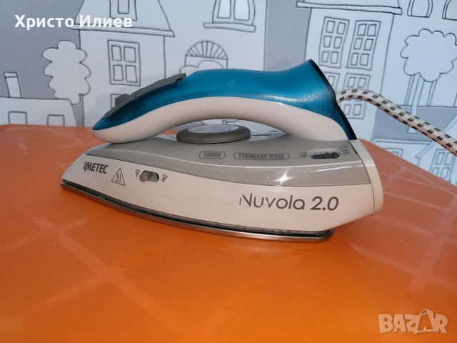 ютия Imetec Nuvola 2.0 1000W малка сгъваема за път, снимка 5 - Ютии - 54425329