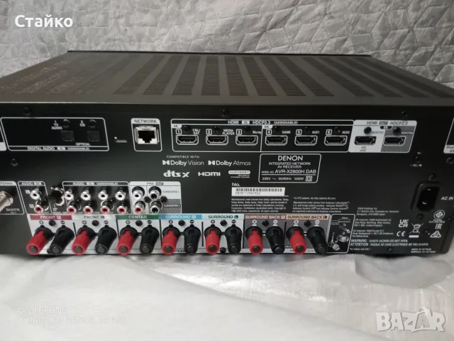 Ресивър DENON AVR X2800H DAB 8K, снимка 8 - Ресийвъри, усилватели, смесителни пултове - 55499152