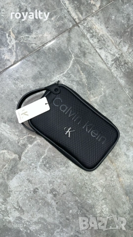 Calvin Klein Нова Мъжка Черна Чанта Келвин Клайн 