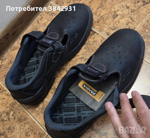 Мъжки работни обувки с бомбета, снимка 2 - Индустриална техника - 54891399