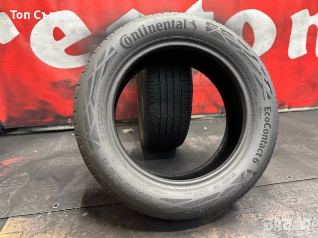 195 55 16, Летни гуми, Continental EcoContact6, 2 броя, снимка 5 - Гуми и джанти - 54230944