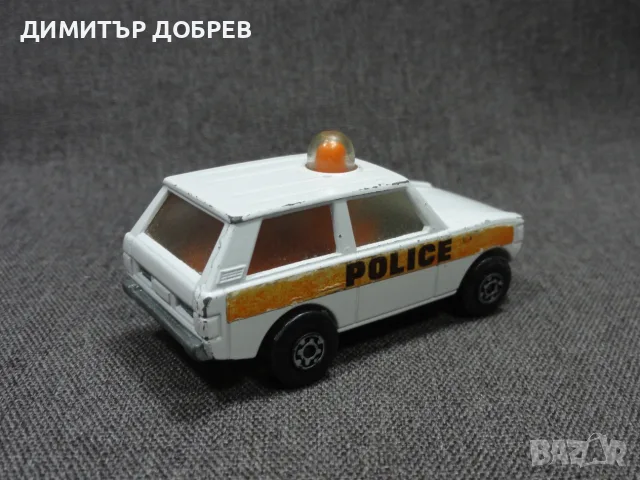 СТАРА РЕТРО МЕТАЛНА КОЛИЧКА MATCHBOX ENGLAND POLICE PATROL , снимка 4 - Колекции - 55428382