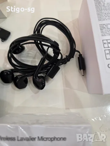 Безжичен лавалиерен микрофон, комплект 2 броя, USB, активна шумопотискаща технология, снимка 9 - Микрофони - 55613718
