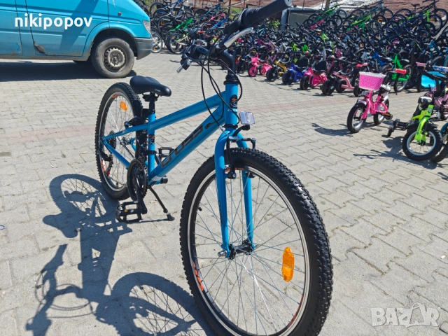 CROSS Велосипед 24" SPEEDSTER син, снимка 3 - Велосипеди - 54493383