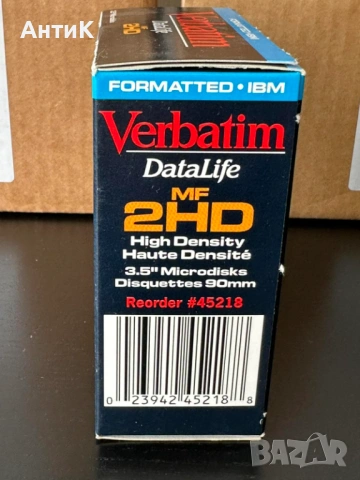 Флопи Дискети Verbatim Data Life MF 2HD 1.44MB, снимка 3 - Други - 54417041