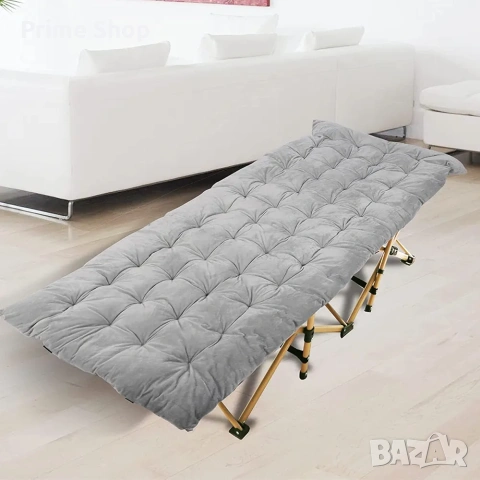 XL Сгъваема постелка за къмпинг легло REDCAMP, 190x70 см, Сива, снимка 8 - Къмпинг мебели - 54911579