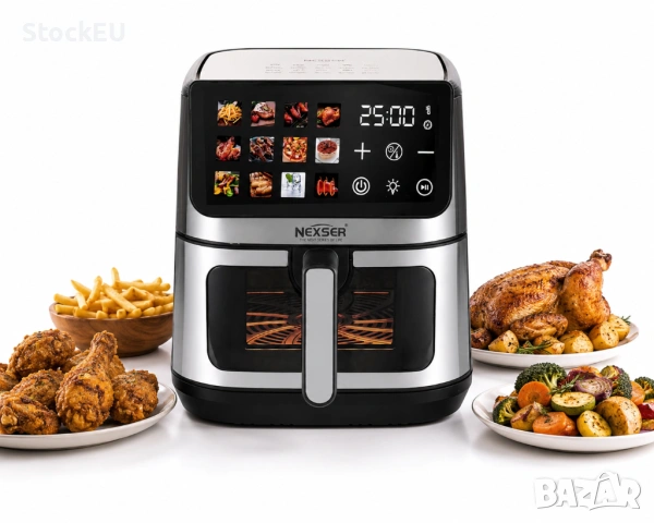 Аir fryer Еър фрайър Nexer 1600W 10л Фритюрник с горещ въздух