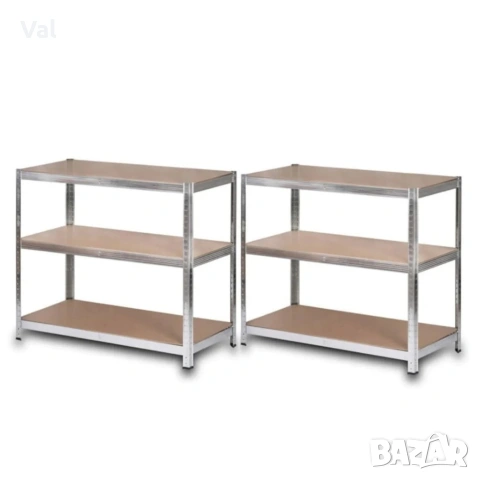 Професионален метален стелаж HÖGLER 222x110x50 см – 6 Рафта, до 1050 кг, регулируема височина, снимка 8 - Други - 54842002