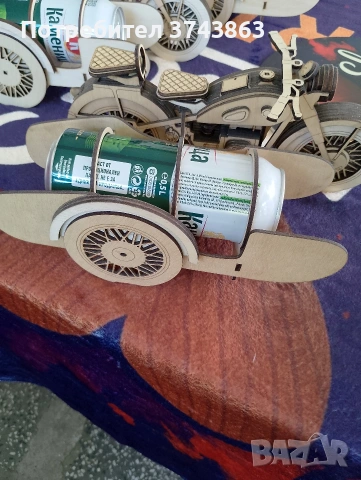 дървен мотор превозваш кенче , снимка 3 - Декорация за дома - 54162584