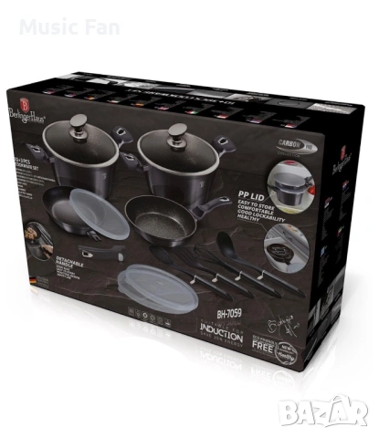 Комплект тенджери и тигани Berlinger Haus BH 7059