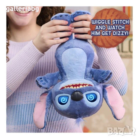 Интерактивен Плюшен Stitch Many Moods със Звуци, LCD Очи и Над 50 Реакции, снимка 5 - Плюшени играчки - 55016444
