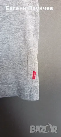 Levi's размер S дамска тениска сива, снимка 3 - Тениски - 55422331