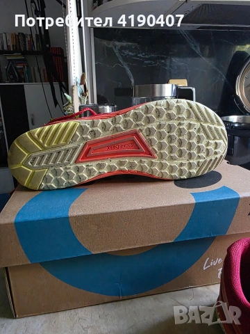 Мъжки боси маратонки Xero Shoes HFS II (Salsa Red) – Номер 43 (Почти НОВИ), снимка 4 - Спортни обувки - 55235774