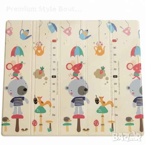 Двулицев образователен детски килим 180 х 200 см , снимка 7 - Друга електроника - 53999553