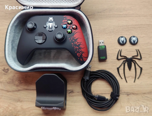 Spider-Man комплект/джойстик за Xbox Series X/S, съвместим с PC, снимка 2 - Джойстици и геймпадове - 53997840