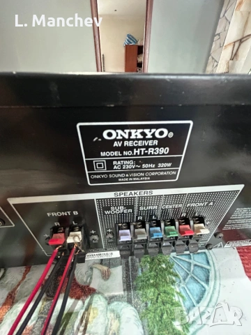 Усилвател Onkyo HT-R390, снимка 4 - Ресийвъри, усилватели, смесителни пултове - 54659567