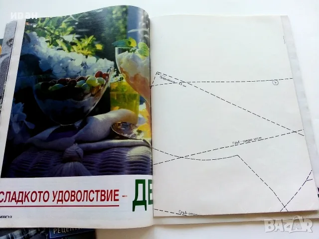 Списания  MODEYA - 1994г. брой 7 и брой 8 с приложение с кройки, снимка 3 - Списания и комикси - 55541650
