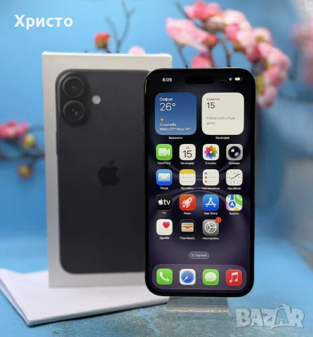 ГАРАНЦИОНЕН!!! Apple iPhone 16 Plus, 128GB, 5G, Black, снимка 2 - Apple iPhone - 55679920