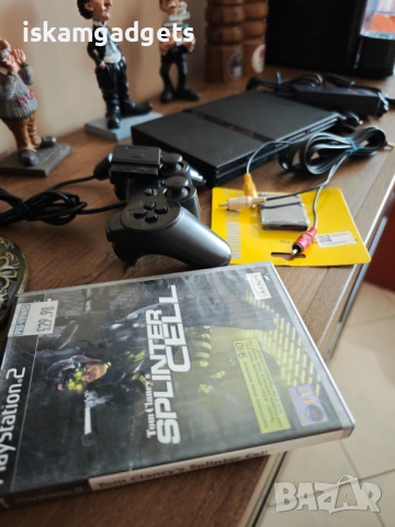 PlayStation 2 Slim комплект с игра подарък, снимка 4 - PlayStation конзоли - 54916763