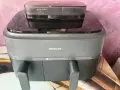 Двоен фритюрник с горещ въздух и пара Philips Airfryer Series 5000 , снимка 1