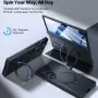 TORRAS Ostand Q3 Spin Series за Samsung Galaxy Z Fold8 Ultra Магнитен PC TPU Калъф с 360° Въртяща Ст, снимка 3