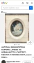 Антична Миниатюра Картина ПОРТРЕТ на Кралица Виктория, около 1900 г.  , снимка 6