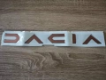 бронзов надпис Дачия Dacia нов стил, снимка 5