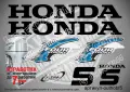 HONDA 2002-2007 извънбордови двигател стикери надписи 2 4 5 9.9 10 15 20 hp, снимка 4