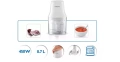 Чопър Philips HR1393/00, 450 W, 1 скорост, 0.7 л, Бяла, снимка 3