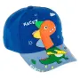 Бебешка шапка jockey за момче синя с 3d динозавър лято_1234969, снимка 1