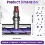 Нова Резервна четка глава за прахосмукачка Dyson V7 V8 V10 V11 V15 за килим и под, снимка 2