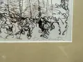 Картина / графика на крепост Царевеж от Д. Денева. №8224, снимка 4