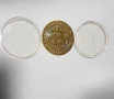 Позлатена биткойн монета подаръчна и метална/Bit BTC, снимка 4