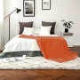MIULEE пухкаво одеяло 150x200см Orange Red, снимка 3