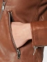 Естествена кожа Esprit байкър яке XS в отлично състояние, снимка 14