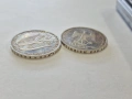 2 сребърни германски монети – 10 Deutsche Mark 1995 (J и F), снимка 3