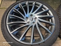 Лети джанти 20ки 5х112 Tomason + зимни гуми 255/35/20 Continental, снимка 4