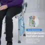 Помощен стол за баня с облегалка Душ стол, снимка 3